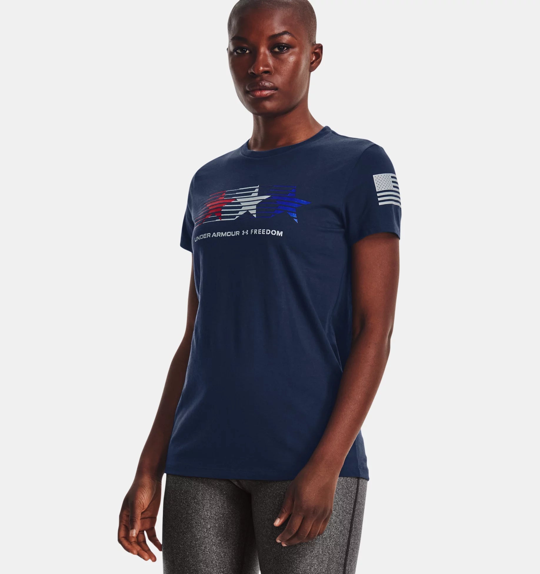 Under Armour Women's UA Freedom Star T-Shirt 1377093 - Newest Arrivals